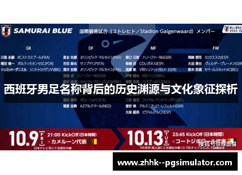 西班牙男足名称背后的历史渊源与文化象征探析